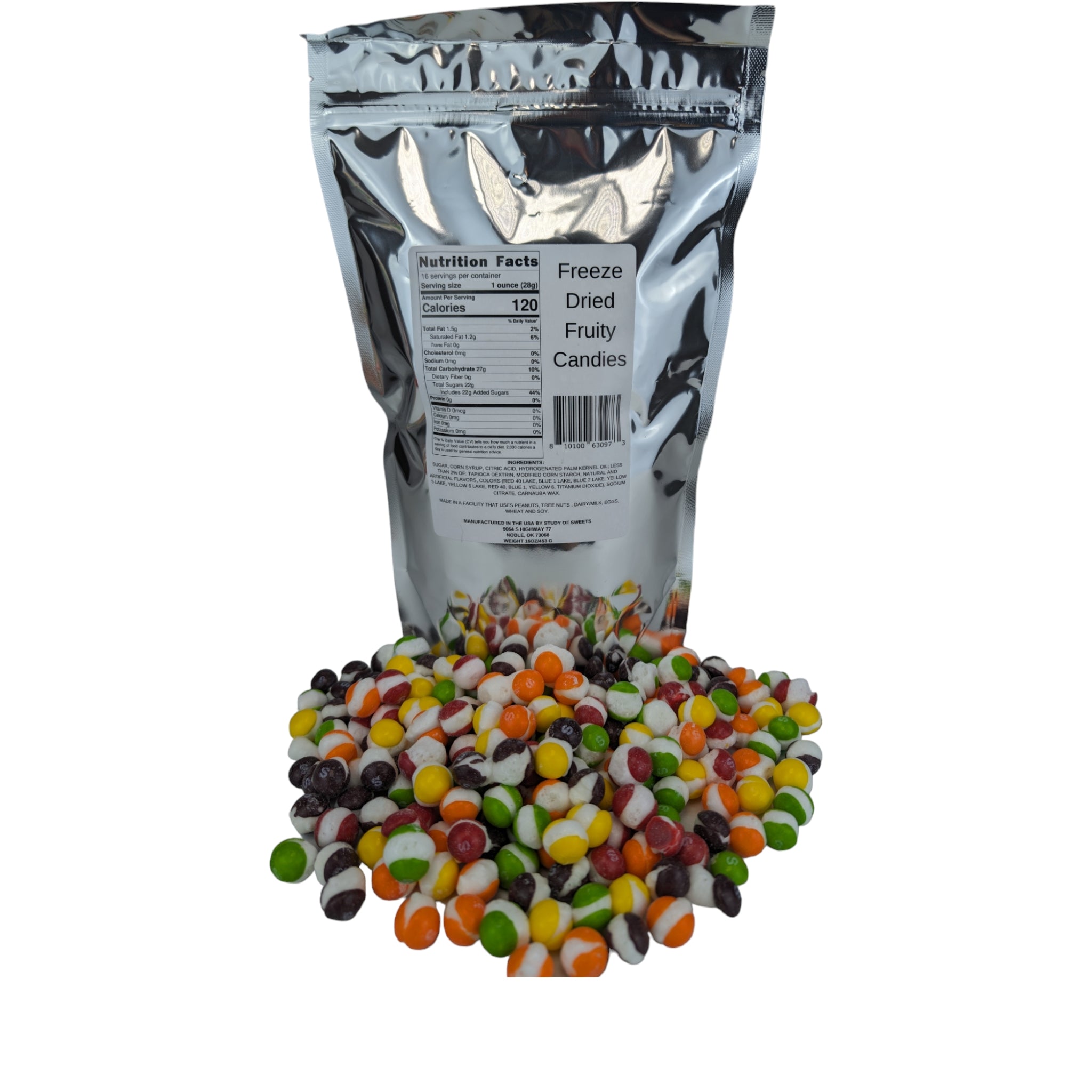 Freeze Dried Skittles 1 Pound Bags CHOOSE FLAVORS BELOW