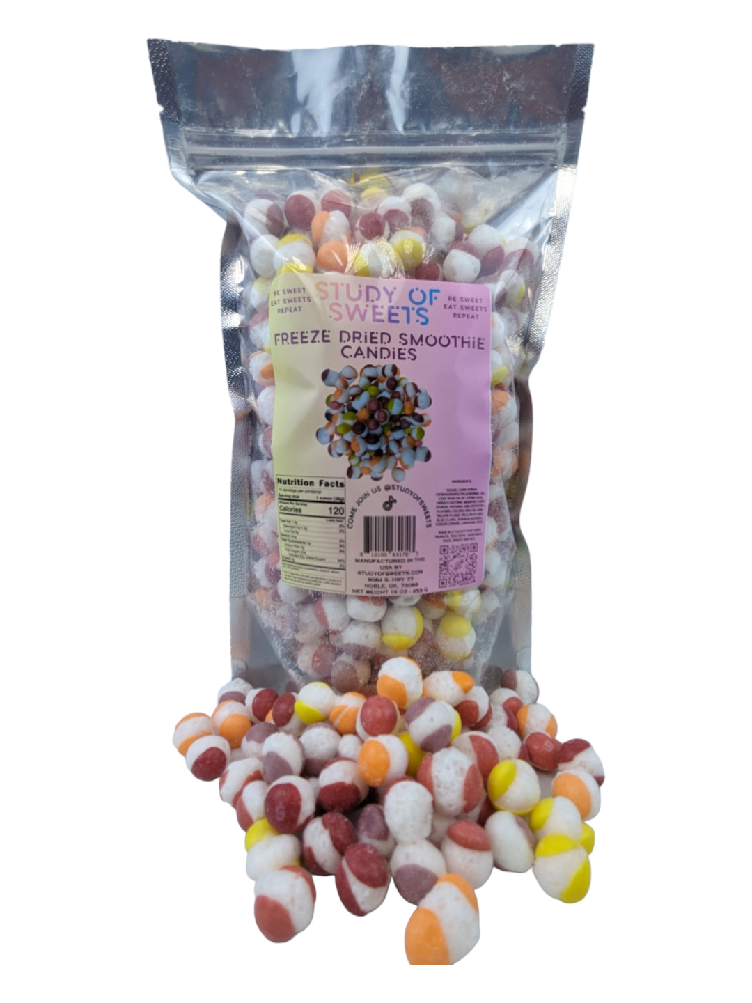 Freeze Dried Skittles 1 Pound Bags CHOOSE FLAVORS BELOW