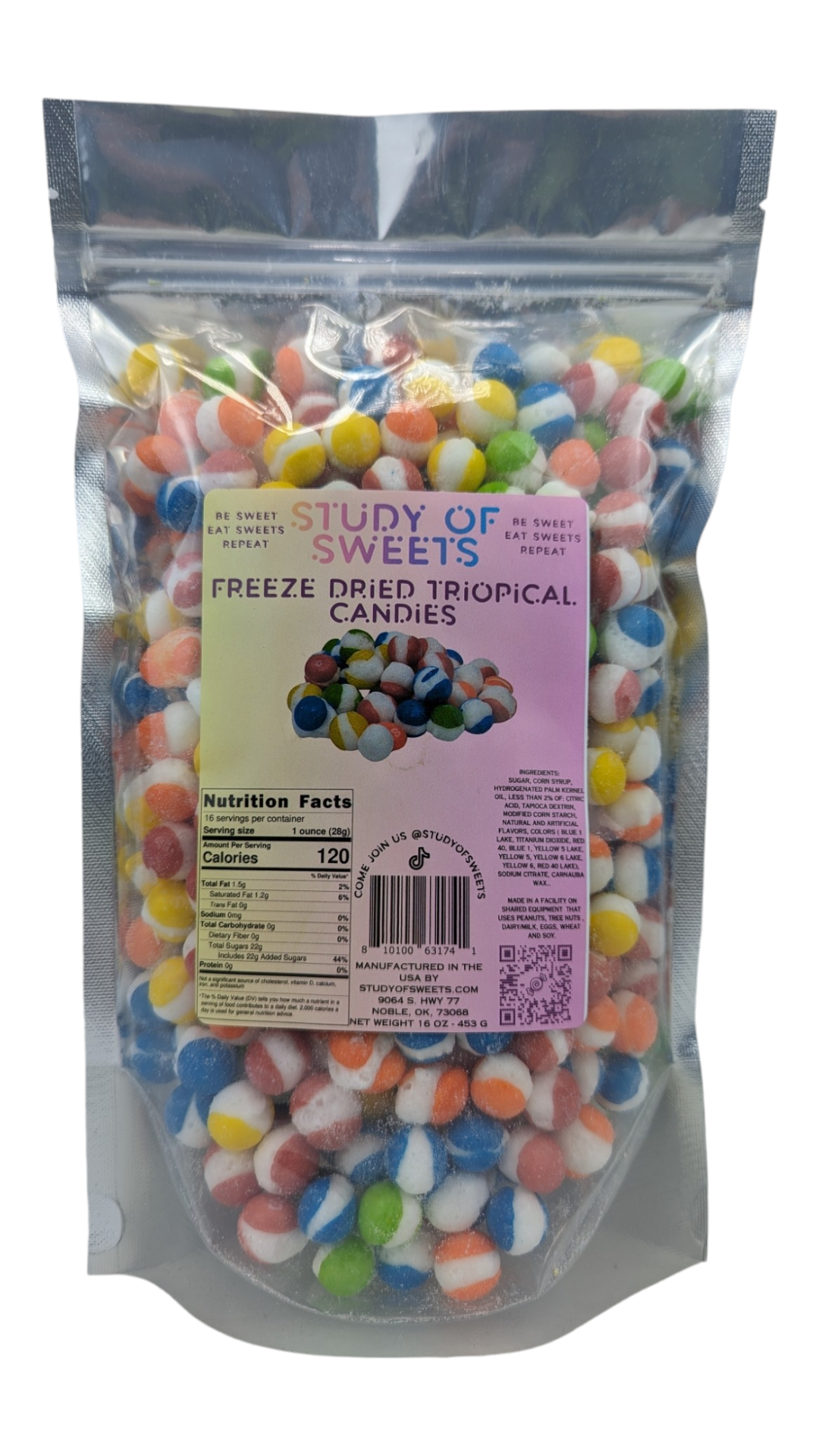 Freeze Dried Skittles 1 Pound Bags CHOOSE FLAVORS BELOW