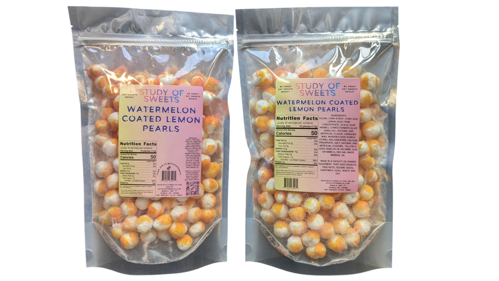 LEMON PEARLS 14oz CHOOSE FLAVOR BELOW
