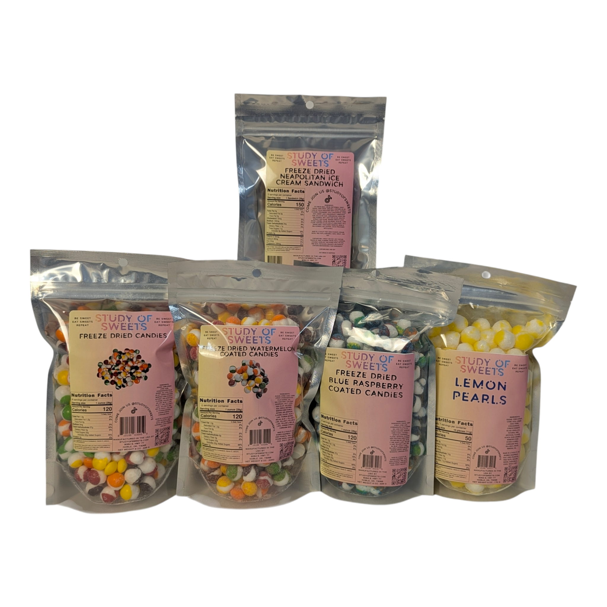 Freeze Dried Candies &amp; Geyser Bundles Sour and Non Sour CHOOSE FLAVORS BELOW