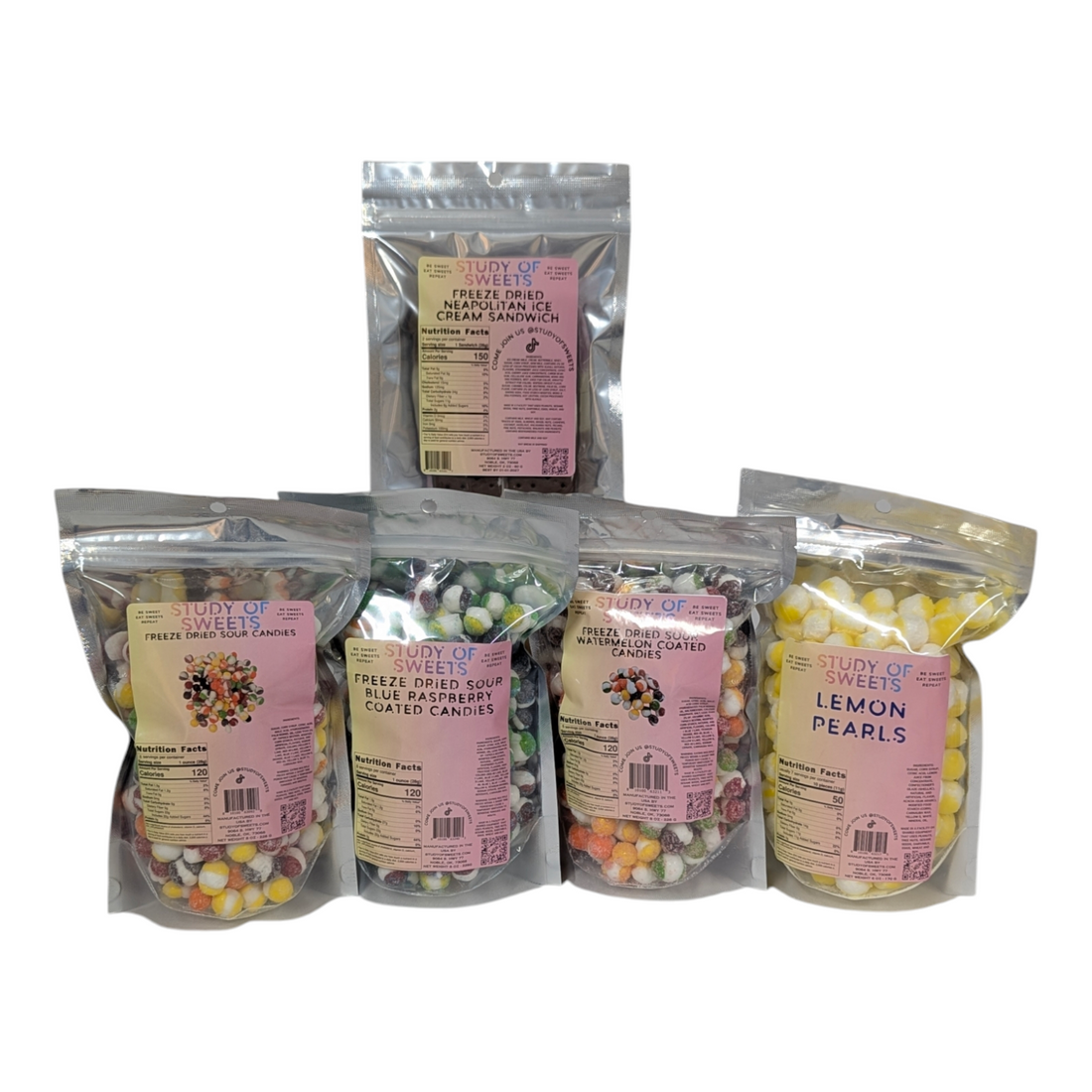 Freeze Dried Candies &amp; Geyser Bundles Sour and Non Sour CHOOSE FLAVORS BELOW