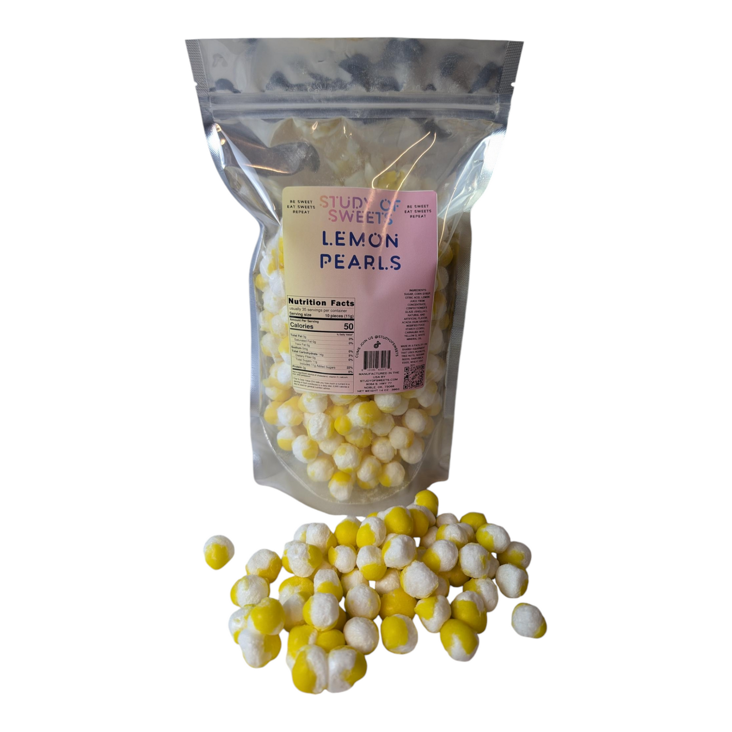 LEMON PEARLS 14oz CHOOSE FLAVOR BELOW