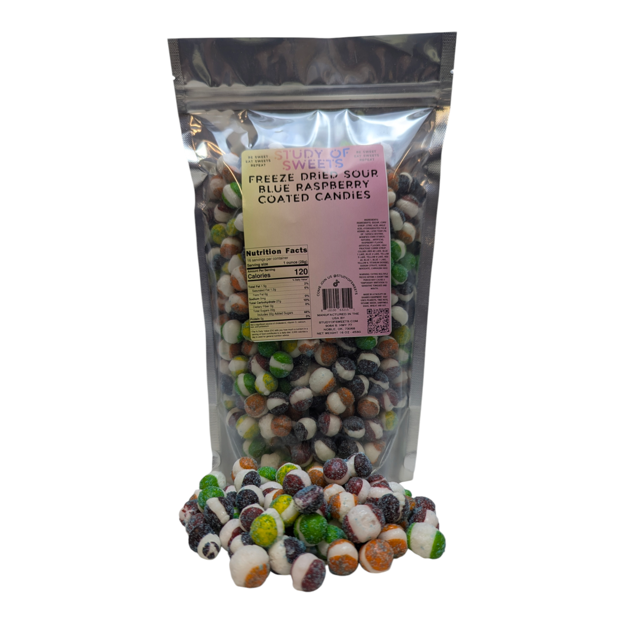 Freeze Dried Skittles 1 Pound Bags CHOOSE FLAVORS BELOW